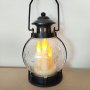 4141 Декоративен Led фенер лампа с реалистични свещи, 20 см, снимка 4