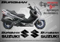 Suzuki Burgman стикери надписи SM-S-BURGMAN-GR, снимка 3
