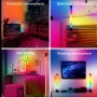 RGB+IC LED настолни лампи NBBUFF – USB захранване, промяна на цветове, атмосферен ефект, снимка 7