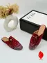 Gucci Дамски Чехли С Кристали Гучи - Различни Цветове Код SEM-489, снимка 3