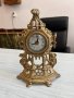 Немски бронзов часовник в бароков стил. №4364, снимка 1 - Антикварни и старинни предмети - 41800906