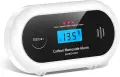 CO детектор с LCD дисплей и 10-годишна запечатана батерия, 85 dB сирена, EN 50291 / UKCA, снимка 1