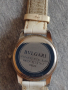 Фешън дамски часовник BVLGARI QUARTZ  с кристали Сваровски кожена каишка много красив стилен - 21766, снимка 4