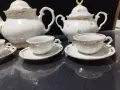 Стар български порцелан чаши за кафе чайник захарница латиера , снимка 6