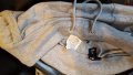 миди сива памучна спортна пола Х&М с широк колан и връзки, джобчета, снимка 2