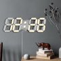 COVERY Цифров стенен часовник - 3D LED с аларма, дистанционно, снимка 2