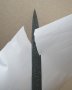 Кухненски нож керамичен 32/3 см гумирана дръжка, запазен, снимка 4