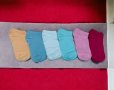 Многоцветни дамски чорапи 6 бр., снимка 1 - Дамски чорапи - 44498536
