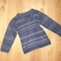 2-3г 98см Блуза тип пуловер с дълъг ръкав тъмно синя Без следи от употреба