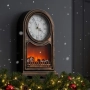 Винтидж настолен часовник с LED камина – уют и стил в едно, снимка 6