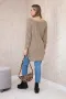 Дамски пуловер с цепки отстрани, 9цвята , снимка 4