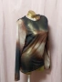 M/L Прозрачна еластична блуза в преливащи цветове , снимка 3