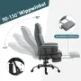 Офис стол Vinsetto, ергономичен, въртящ се на 360°, снимка 3
