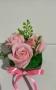 подаръчни кашпи със сапунени рози , снимка 2
