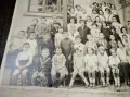 ГОЛЯМА Стара ЧЕРНОБЯЛА КЛАСНА СНИМКА ТВЪРД КАРТОН на УЧЕНИЦИ от ЦАРСТВО БЪЛГАРИЯ, снимка 4