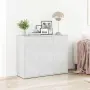 vidaXL Бюфет, бял гланц, 88x30x70 см, инженерно дърво, снимка 2