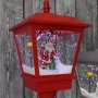 Декоративна коледна лампа с Дядо Коледа, падащ сняг и мелодии, снимка 7