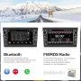 Нов Двоен DIN Android 13 CarPlay Радио за кола Opel Astra Corsa Zafira, снимка 2