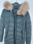 Дамско зимно яке с яка от естествен косъм, снимка 4
