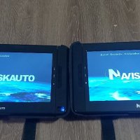 NAVISKAUTO 10,5" преносим DVD плейър с два екрана за кола, снимка 1 - Друга електроника - 40481624