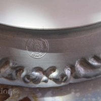 Уникална немска порцеланова чиния маркировки 3 порцелан, снимка 6 - Колекции - 34540752