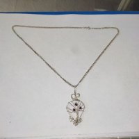 Сребърна верижка с висулка 925, снимка 2 - Колиета, медальони, синджири - 41882067