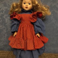 Порцеланова кукла стара ръчна изработка , снимка 2 - Колекции - 34145877