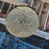 Юбилейна сребърна монета 10 euro 30 години от падането на Берлинската стена, снимка 3 - Нумизматика и бонистика - 41675613