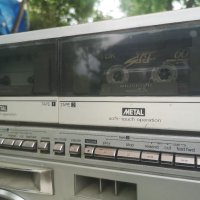 SHARP GF 767H Radio Dual cassette recorder Boombox, снимка 4 - Аудиосистеми - 40825247