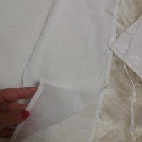 УНИКАЛНО КРАСИВА бяла риза с V-образно деколте с пайети и синци в бохо стил, снимка 2 - Ризи - 38778346