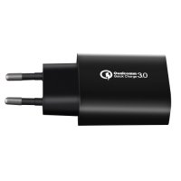 Зарядно за телефон, таблет и др. Един USB QC3.0 изход 18W Makki QC18W Без кабел Черно, снимка 2 - Друга електроника - 35794507