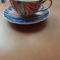 Чаши за кафе и чай-оригинален костен порцелан със злато, снимка 11 - Чаши - 18705283