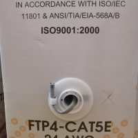 FTP Cat5e 24AWG CU - меден, сив-Интернет, Видеонаблюдение Кабел-rg 45, снимка 3 - Мрежови адаптери - 36209822