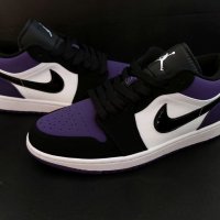 Nike Air Jordan 1 Low Court Purple Лилави Обувки Маратонки Кецове Размер 42 Номер 26.5см , снимка 7 - Маратонки - 40792735