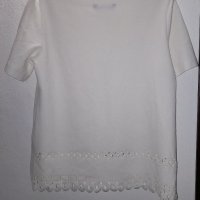 Дантелна дамска тениска Defacto, снимка 2 - Тениски - 40486794