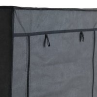 Текстилен гардероб с рафтове и лост-3 размера, снимка 4 - Гардероби - 34182983