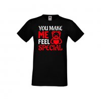 Мъжка тениска Свети Валентин You Make Me Feel Special 2, снимка 5 - Тениски - 35716768