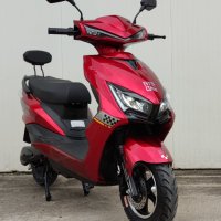 Електрически скутер EcoWay модел ZG-S 2000W винено червен, снимка 7 - Мотоциклети и мототехника - 44490725