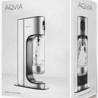 Машина за газирана вода - Aqvia Exclusive Water Carbonator with Polished Stainless Steel Housing Inc, снимка 2 - Домашни напитки - 38663462
