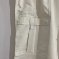 Марков макси спортен панталон с джобове, ципове и кор.вързалки в бяло, снимка 4 - Панталони - 34029803