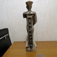 Старинна статуя на древноегипетския  бог  Мин - Бога на плодородието, еротика,фалос, полов член 18 +, снимка 8 - Антикварни и старинни предмети - 41947751