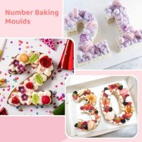 Нов комплект форми за печене за торта с числа за рожден ден сватба годишнина, снимка 3 - Други стоки за дома - 41789928