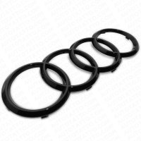 Audi емблема черен гланц 315мм Ауди Q7, снимка 2 - Аксесоари и консумативи - 41738081