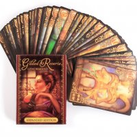 Ленорман карти Марчети: Gilded Reverie Lenormand & Lustrous Lenormand, снимка 3 - Карти за игра - 34665951