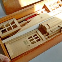 мини дървена къща-фирмен макет, снимка 7 - Антикварни и старинни предмети - 34184537