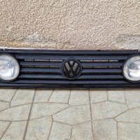 VW GLOF 2 маска с 2 халогена HELLA, снимка 1 - Части - 40308279