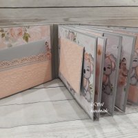 Скрапбук албум за снимки за бебе, момиче, подарък за рожден ден 