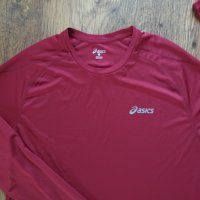 Asics LS CREW - страхотна мъжка блуза КАТО НОВА, снимка 3 - Спортни дрехи, екипи - 40900813