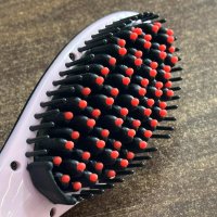 Eлектрическа четка за изправяне на коса HQT-906 FAST HAIR STRAIGHTENER, снимка 2 - Друга електроника - 40914753