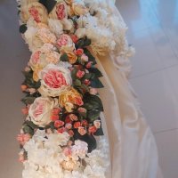  Украса за сватбена маса, украса за сватба, снимка 3 - Изкуствени цветя - 40197575